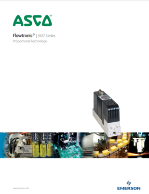 NUMATICS 607 CATALOG 607 SERIES: FLOWTRONIC PROPORTIONAL TECHNOLOGY